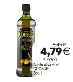 Plenus Supermercados Coosur aceite oliva virxe oferta