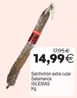 Plenus Supermercados Iglesias salchichón extra cular salamanca oferta