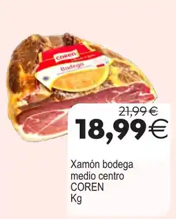 Plenus Supermercados Coren xamón bodega medio centro oferta
