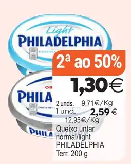 Plenus Supermercados philadelphia queixo untar normal/light oferta