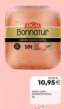 Plenus Supermercados Argal bonnatur jamón cocido extra oferta