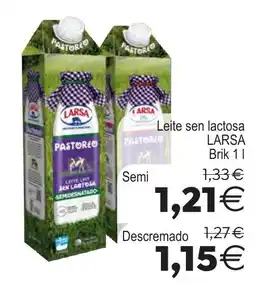 Plenus Supermercados Larsa leite sem lactosa oferta
