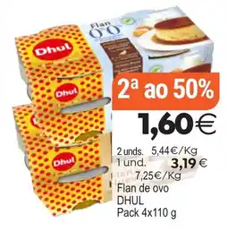 Plenus Supermercados Dhul flan de ovo oferta
