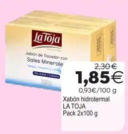 Plenus Supermercados La Toja jabón de tocador con sales minerales oferta