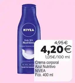 Plenus Supermercados Nivea crema corporal azul nutritivo oferta