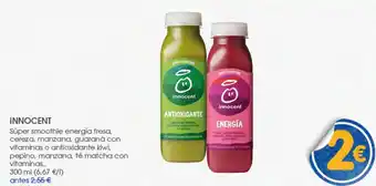 Innocent super smoothie energía fresca