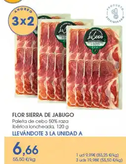 Supermercados Plaza Flor Sierra de Jabugo oferta