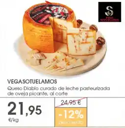 Supermercados Plaza Vegasotuelamos Queso Diablo curado de leche pasteurizada de oveja picante, al corte oferta
