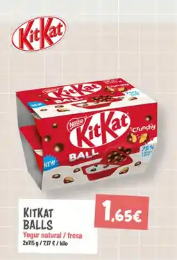 Supermercados Plaza KitKat Balls oferta