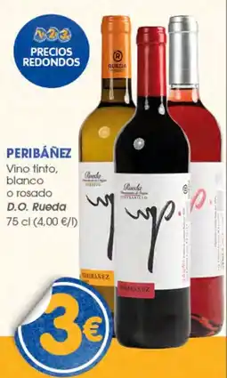 Supermercados Plaza Peribáñez vino tinto, blanco o rosado oferta