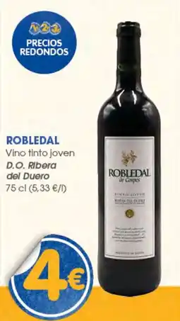 Supermercados Plaza Robledal vino tinto joven oferta