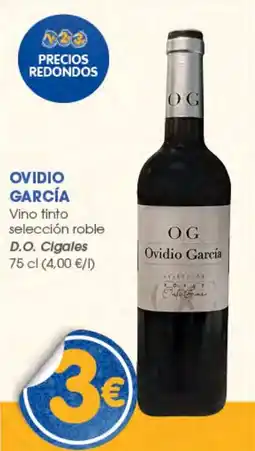 Supermercados Plaza Ovidio García vino tinto selección roble oferta