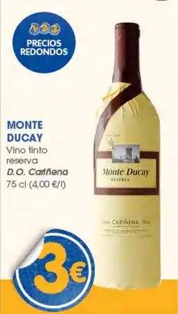 Supermercados Plaza Monte Ducay vino tinto reserva oferta