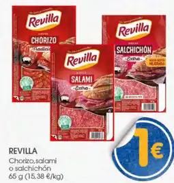Supermercados Plaza Revilla chorizo salami o salchichón oferta