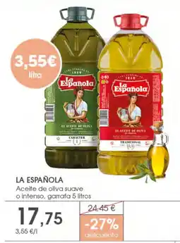 Supermercados Plaza La Española Aceite de oliva suave o intenso oferta
