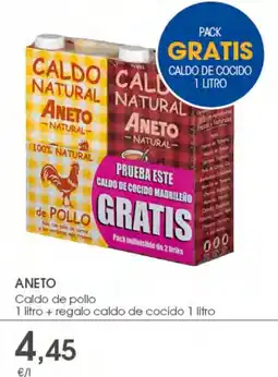 Supermercados Plaza Aneto caldo de pollo oferta