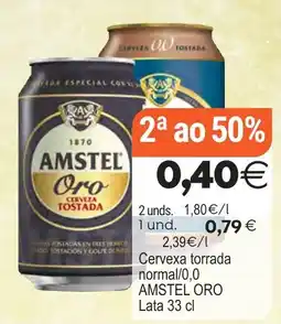 Plenus Supermercados Amstel Oro oferta