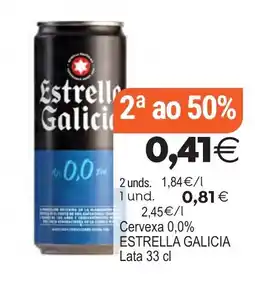 Plenus Supermercados Estrella Galicia Cervexa 0,0% oferta