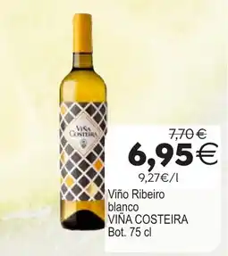 Plenus Supermercados Viña Costeira Viño Ribeiro blanco oferta