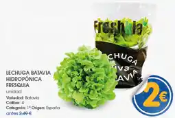 Supermercados Plaza Freshkia lechuga batavia hidropónica fresquia oferta