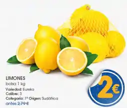 Supermercados Plaza limones oferta