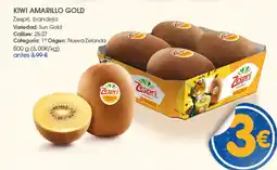 Supermercados Plaza Zespri kiwi amarillo gold oferta
