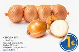 Supermercados Plaza Cebolla Buti oferta