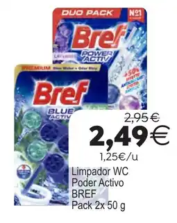 Plenus Supermercados Bref Limpador WC Poder Activo oferta