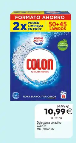 Plenus Supermercados Colon detergente po activo oferta