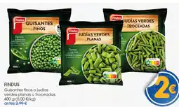 Supermercados Plaza Findus guisantes finos o judias verdes planas o troceadas oferta