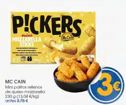 Supermercados Plaza Mc Cain mini mozzarella sticks oferta