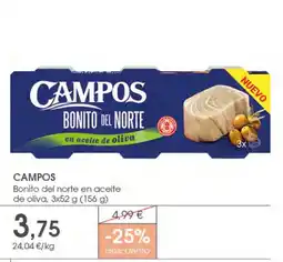 Supermercados Plaza Campos bonito del norte en aceite de oliva oferta