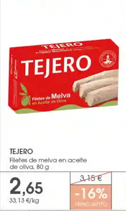 Supermercados Plaza Tejero filetes de melva en aceite de oliva oferta