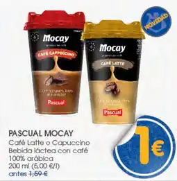 Supermercados Plaza Pascual Mocay Café Latte o Capuccino oferta
