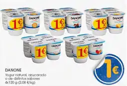 Supermercados Plaza Danone yogur natural, azucarado o de distintos sabores oferta