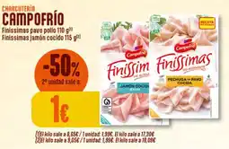 Supermercados Plaza Campo Frío Finíssimas oferta