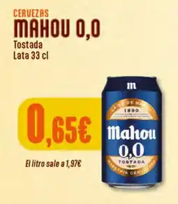 Supermercados Plaza Mahou 0,0 Tostada oferta