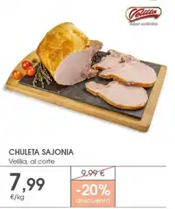 Supermercados Plaza Velilla chuleta sajonia oferta