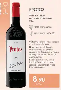 Supermercados Plaza Protos Roble oferta