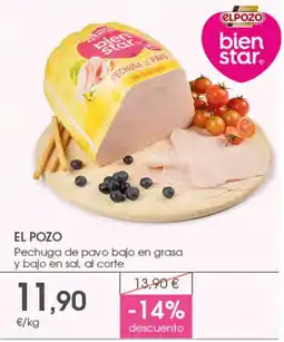 Supermercados Plaza El pozo pechuga de pavo bajo en grasa y bajo en sal oferta