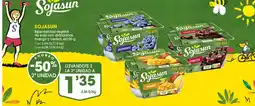 Supermercados Plaza Sojasun especialidad vegetal de soja con arándanos, mango y cereza oferta
