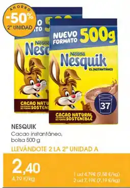 Supermercados Plaza Nesquik Cacao instantáneo oferta