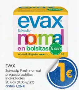 Supermercados Plaza evax salvaslip fresh normal oferta
