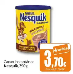 Unide Market Nesquik cacao instantáneo oferta