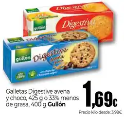 Unide Market Gullón Galletas Digestive avena y choco oferta