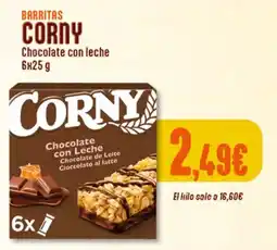 Supermercados Plaza Corny barritas chocolate con leche oferta