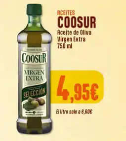 Supermercados Plaza Coosur aceite de oliva virgen extra oferta