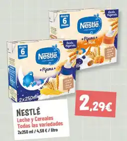 Supermercados Plaza Nestlé Leche y Cereales oferta