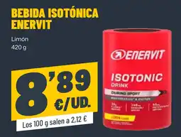 AhorraMas Enervit bebida isotónica oferta