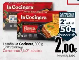 Unide Market la Cocinera lasaña oferta